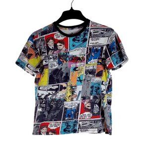 Upstanders Comic Book Graphic T-Shirt Multi Color Cotton Cosplay Medium
